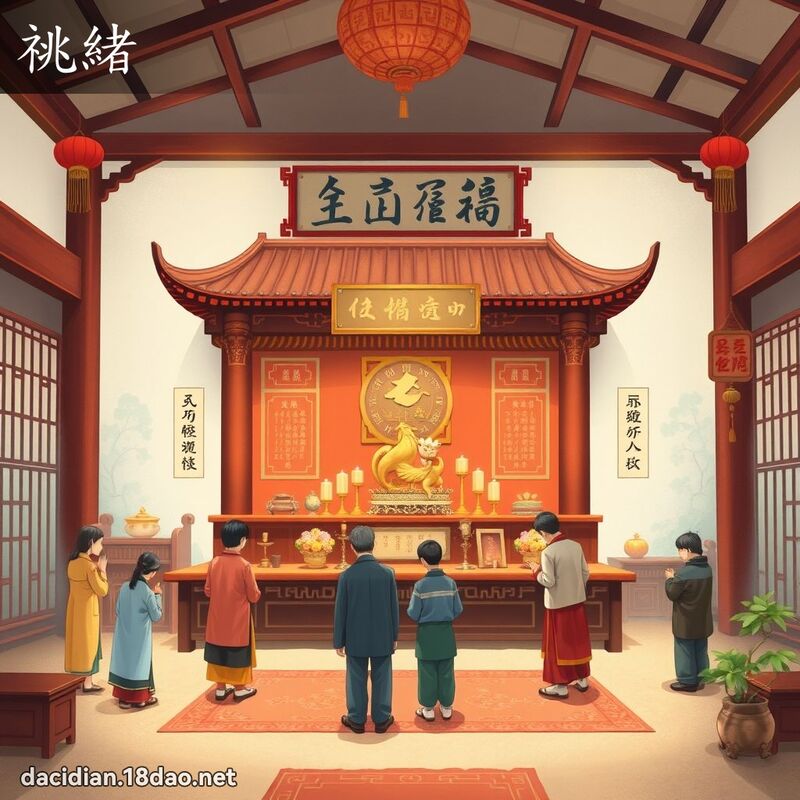 祧绪 - 国语大辞典配图