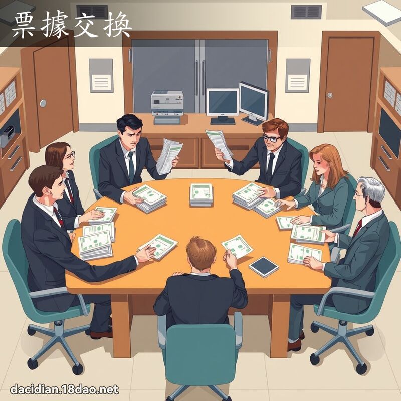 票據交換 - 國語大辭典配圖