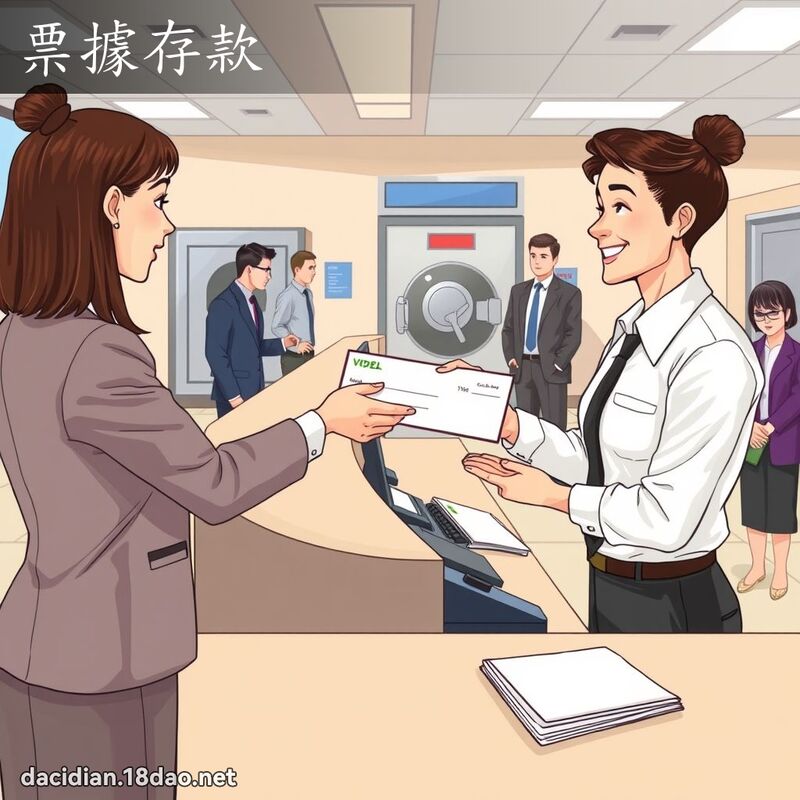 票據存款 - 國語大辭典配圖