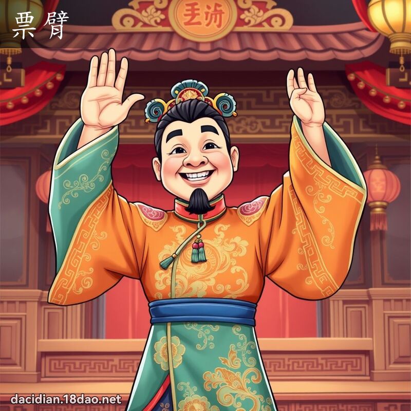 票臂 - 国语大辞典配图