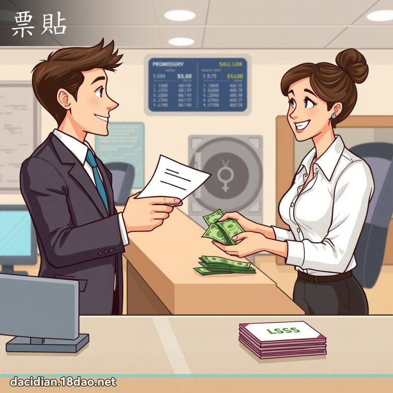 票贴 - 国语大辞典配图