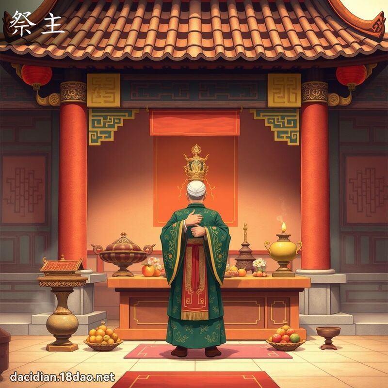 祭主 - 国语大辞典配图