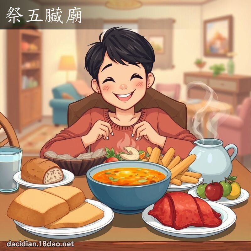 祭五臟廟 - 國語大辭典配圖