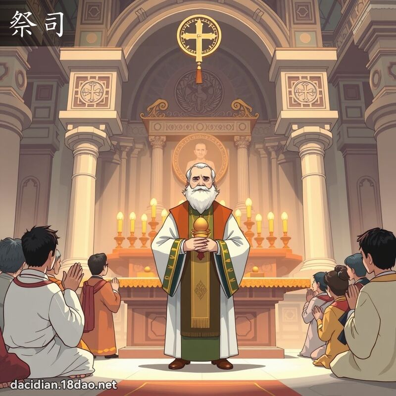 祭司 - 國語大辭典配圖