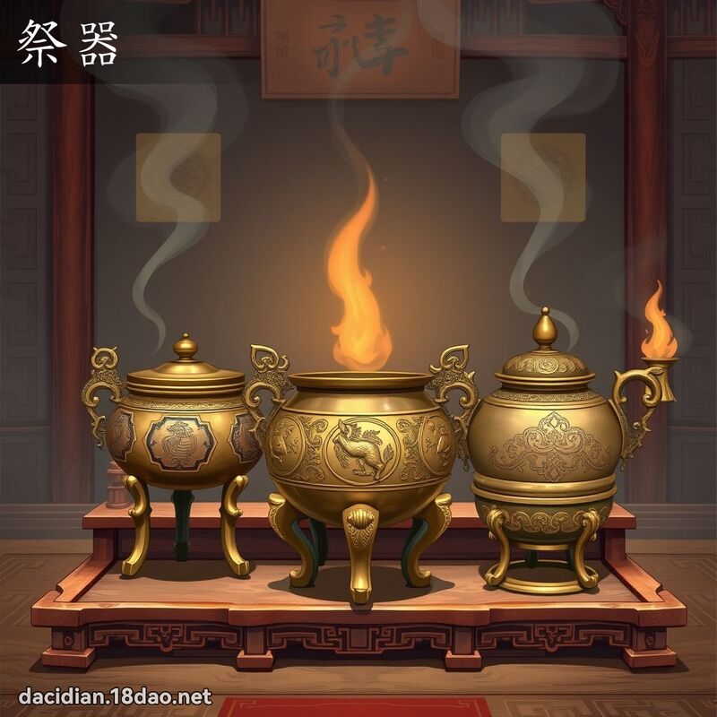 祭器 - 国语大辞典配图