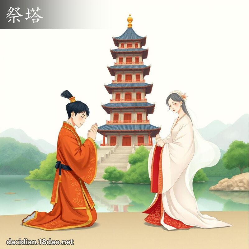 祭塔 - 国语大辞典配图