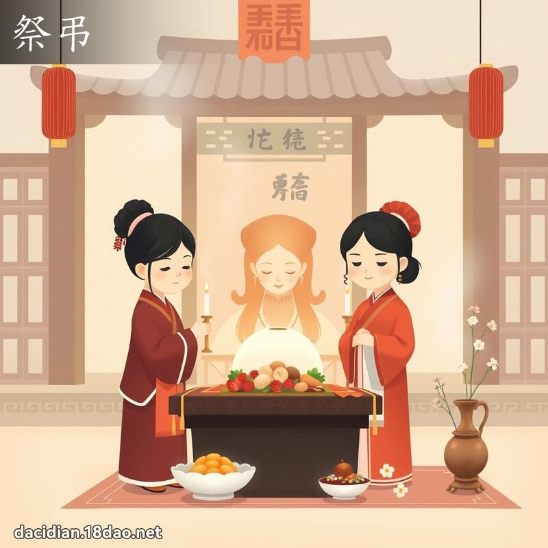 祭弔 - 国语大辞典配图