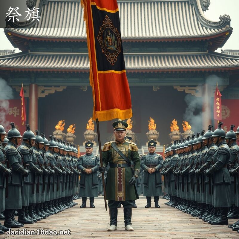 祭旗 - 國語大辭典配圖
