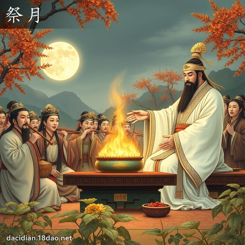 祭月 - 国语大辞典配图