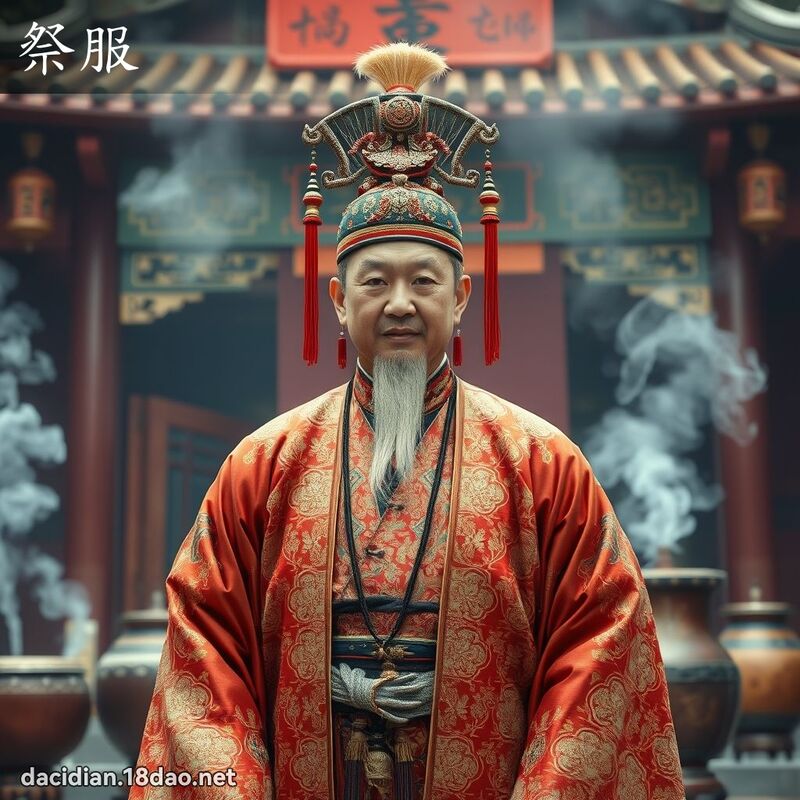 祭服 - 国语大辞典配图