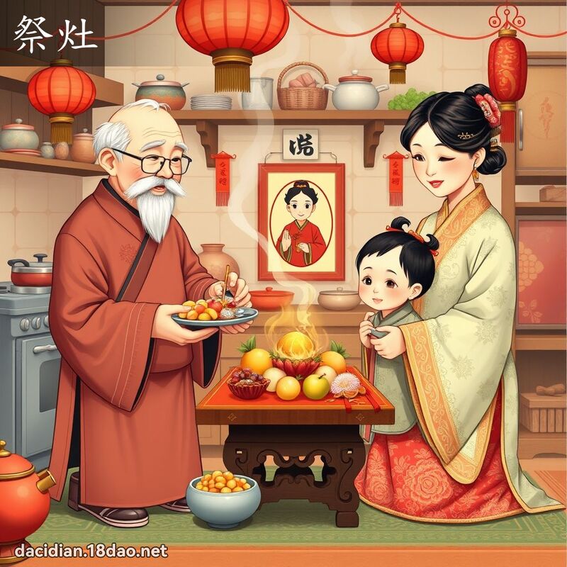 祭灶 - 国语大辞典配图