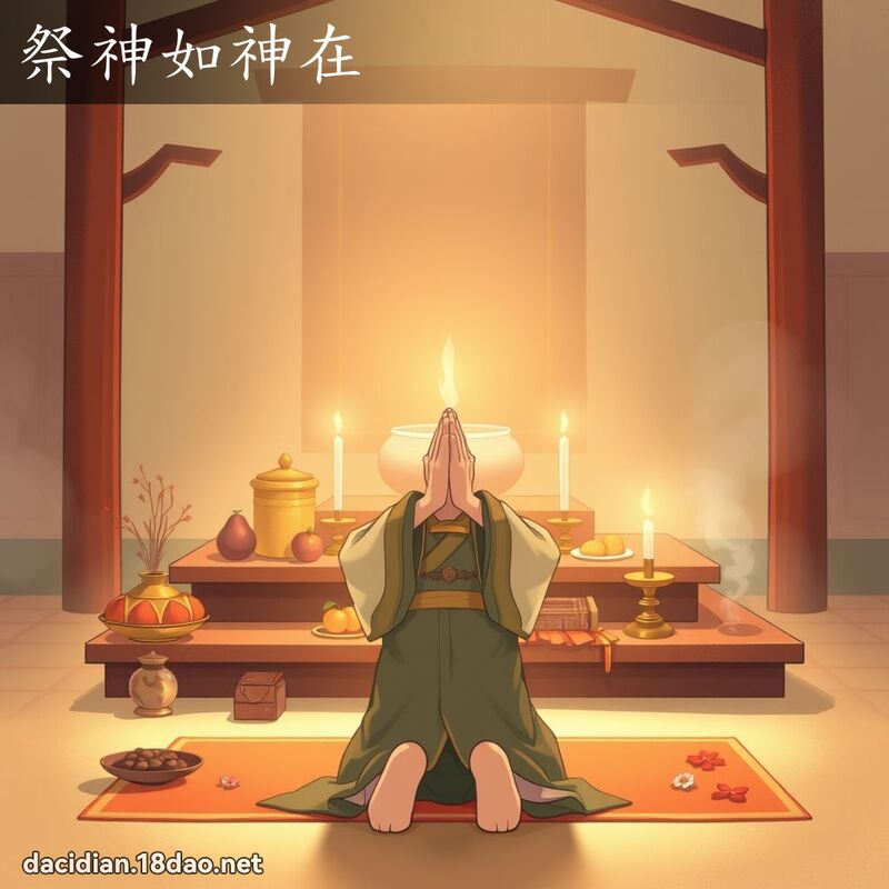 祭神如神在 - 国语大辞典配图
