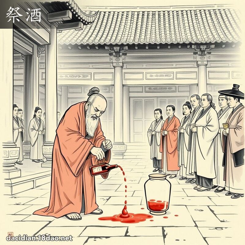 祭酒 - 国语大辞典配图