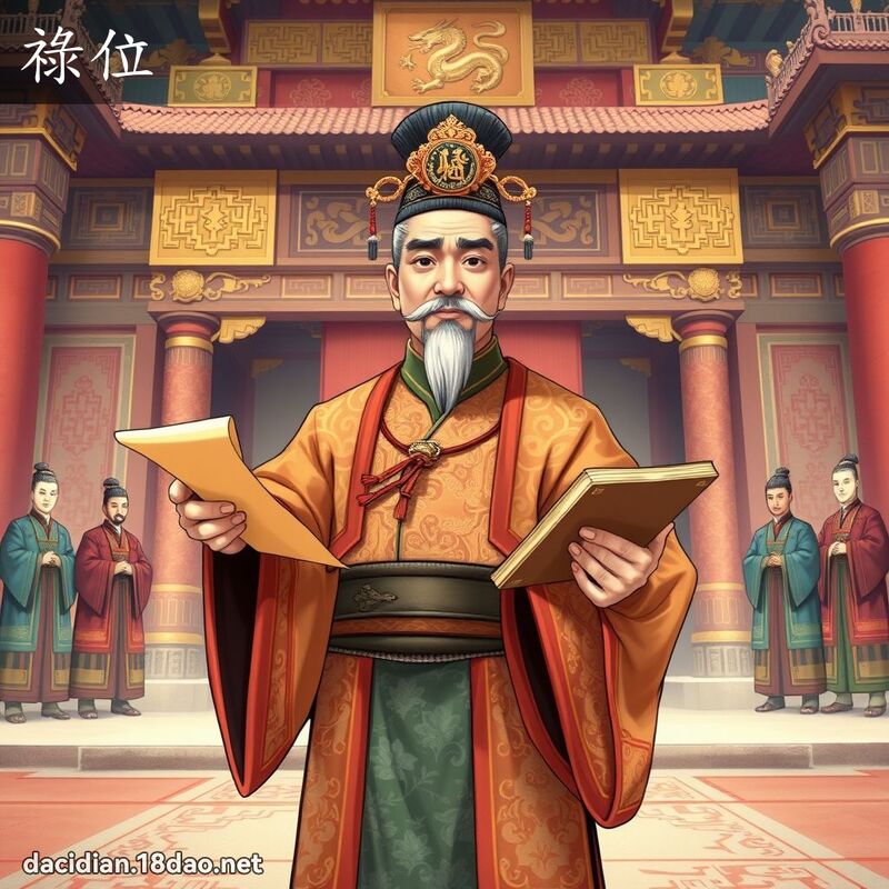 禄位 - 国语大辞典配图