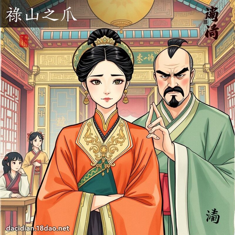 祿山之爪 - 國語大辭典配圖