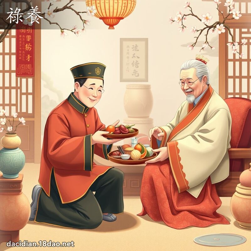 祿養 - 國語大辭典配圖