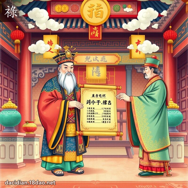 祿 - 國語大辭典配圖