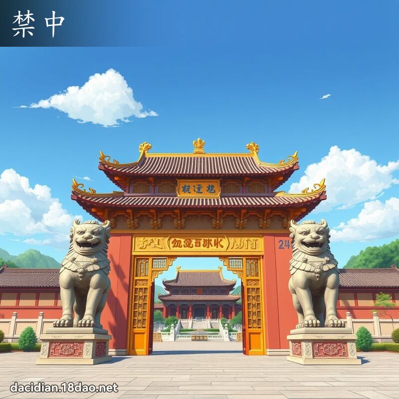 禁中 - 國語大辭典配圖