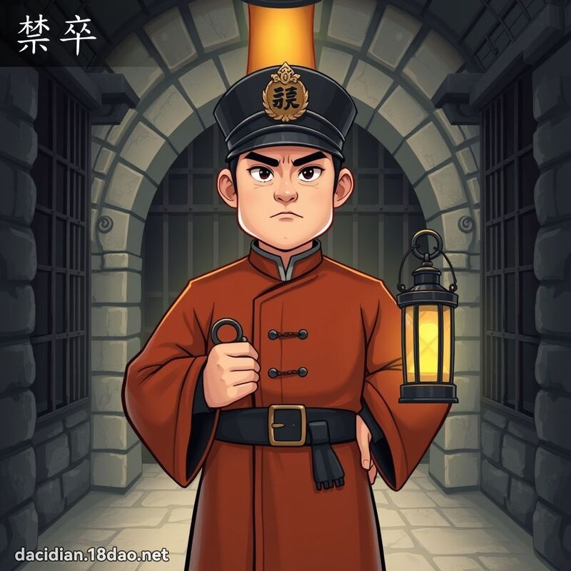 禁卒 - 國語大辭典配圖
