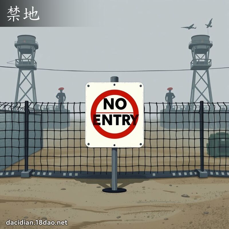 禁地 - 国语大辞典配图
