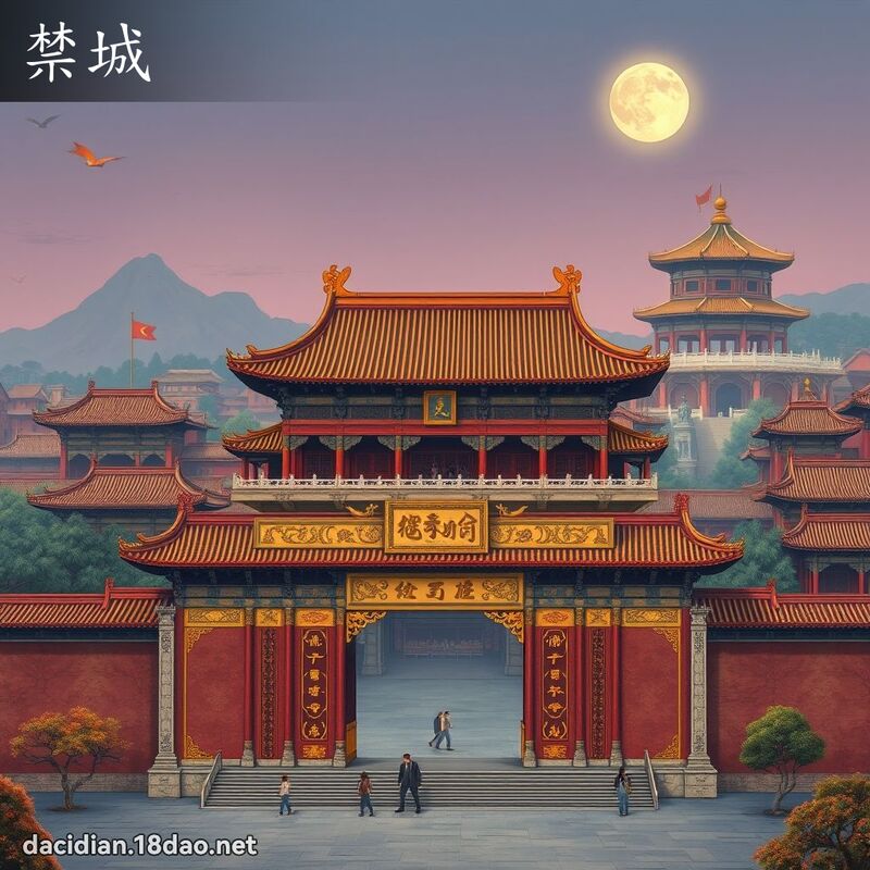 禁城 - 國語大辭典配圖