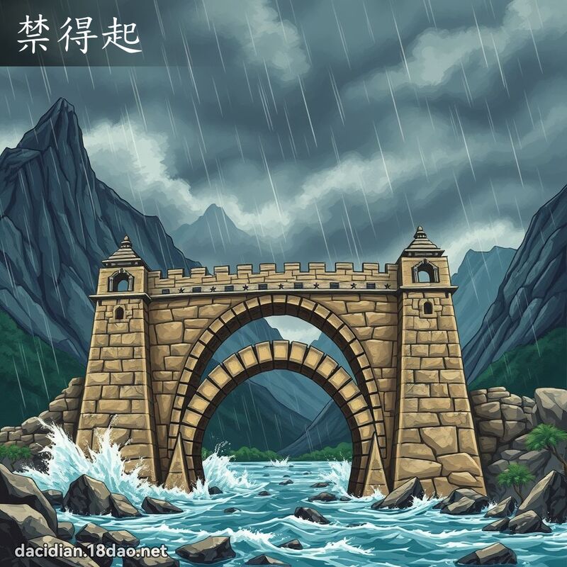 禁得起 - 国语大辞典配图