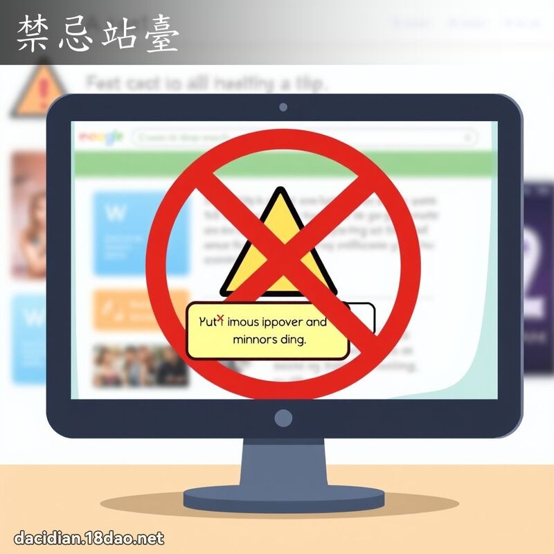 禁忌站臺 - 國語大辭典配圖