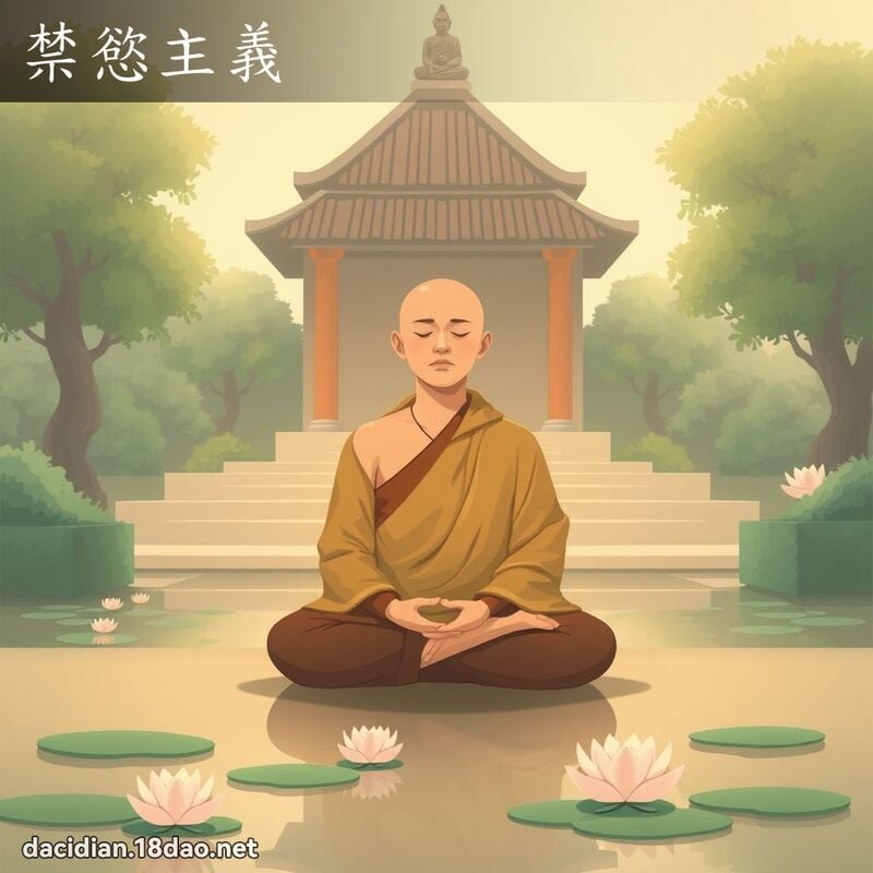 禁慾主义 - 国语大辞典配图