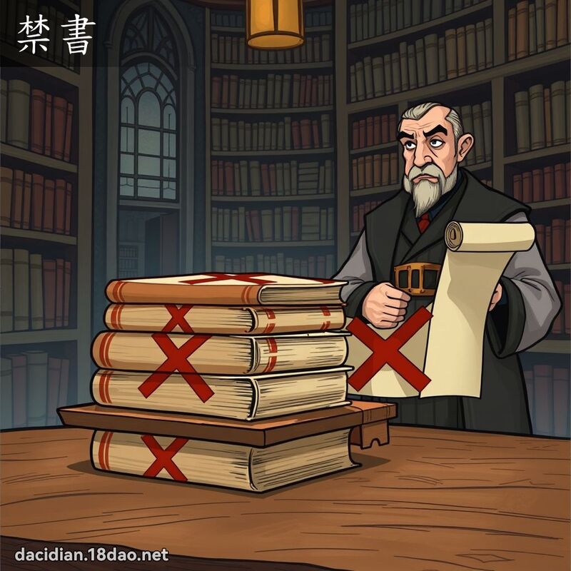 禁书 - 国语大辞典配图
