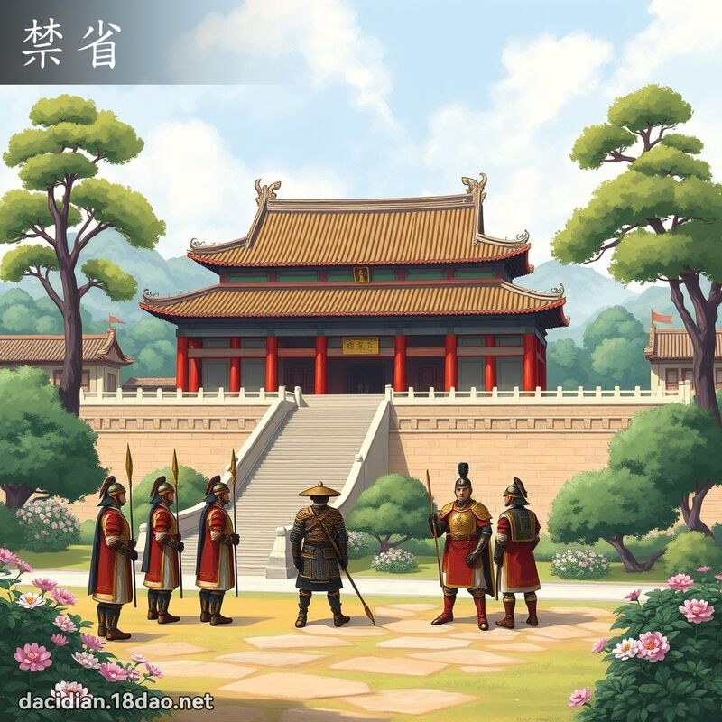 禁省 - 國語大辭典配圖