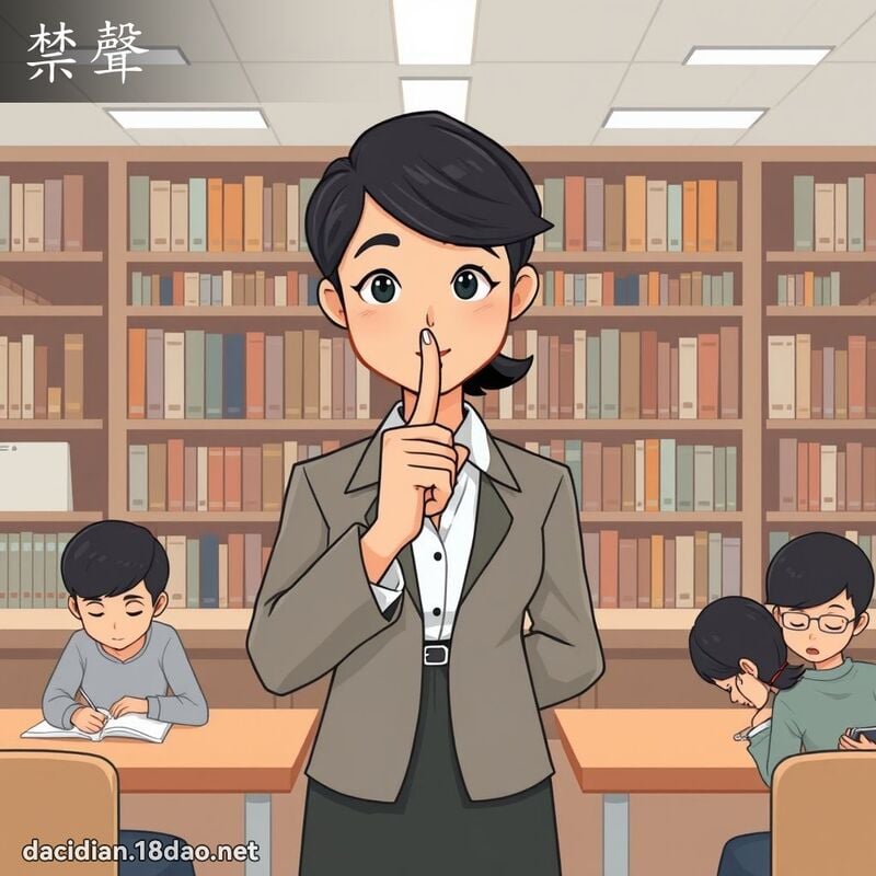 禁声 - 国语大辞典配图