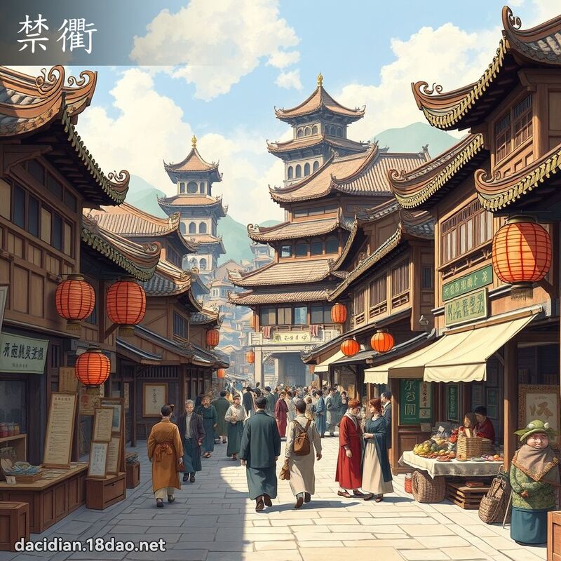 禁衢 - 國語大辭典配圖