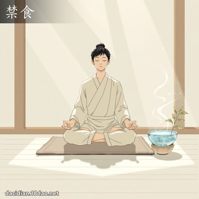 禁食 - 国语大辞典配图