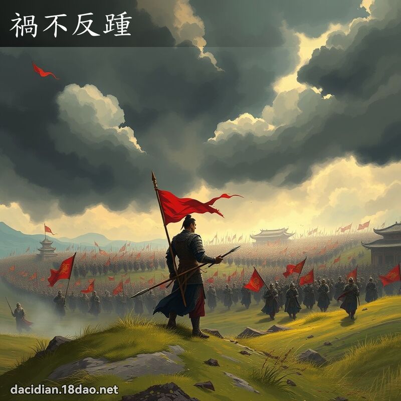 禍不反踵 - 國語大辭典配圖