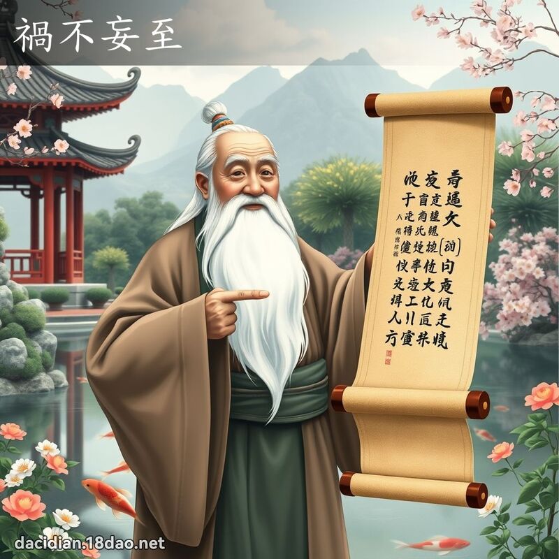 禍不妄至 - 國語大辭典配圖