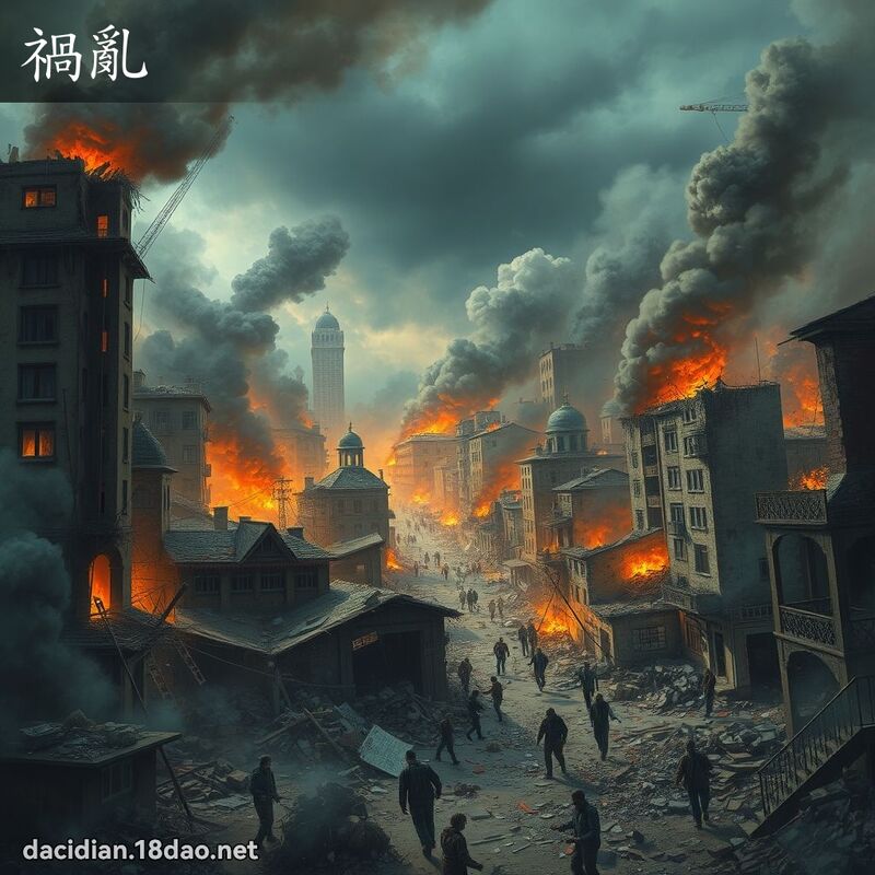 祸乱 - 国语大辞典配图