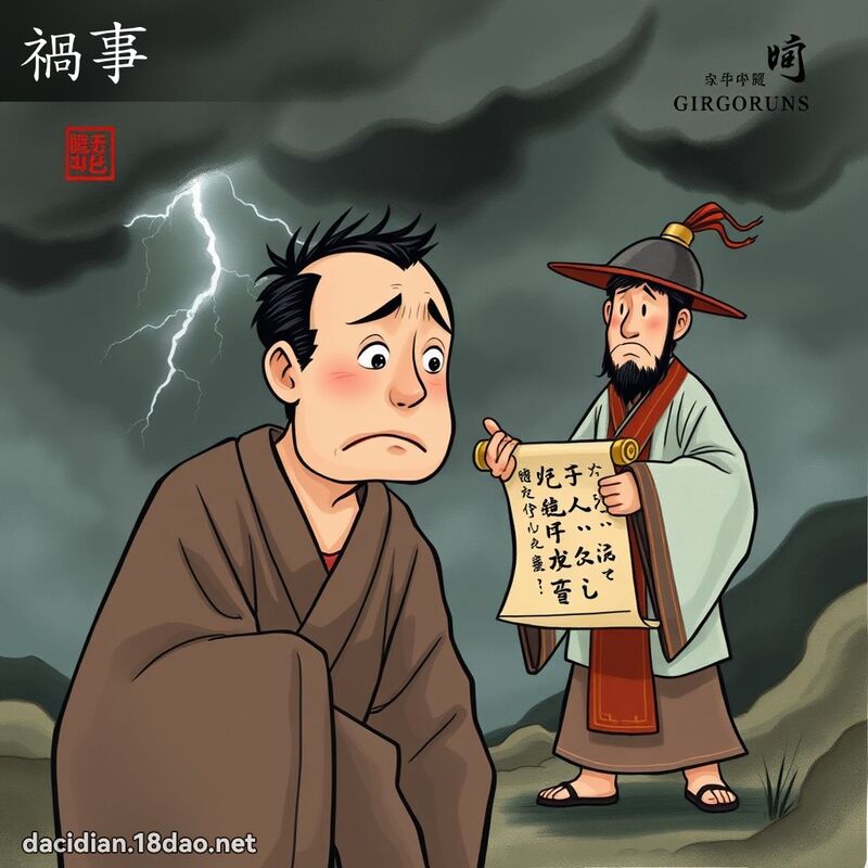 祸事 - 国语大辞典配图