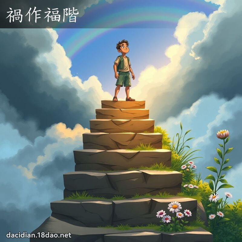 祸作福阶 - 国语大辞典配图