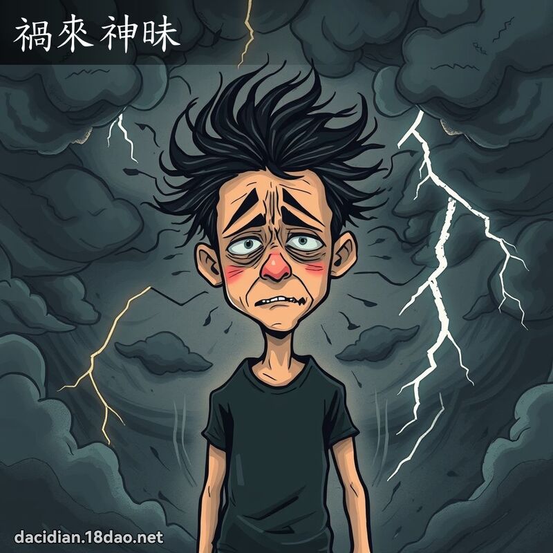 禍來神昧 - 國語大辭典配圖