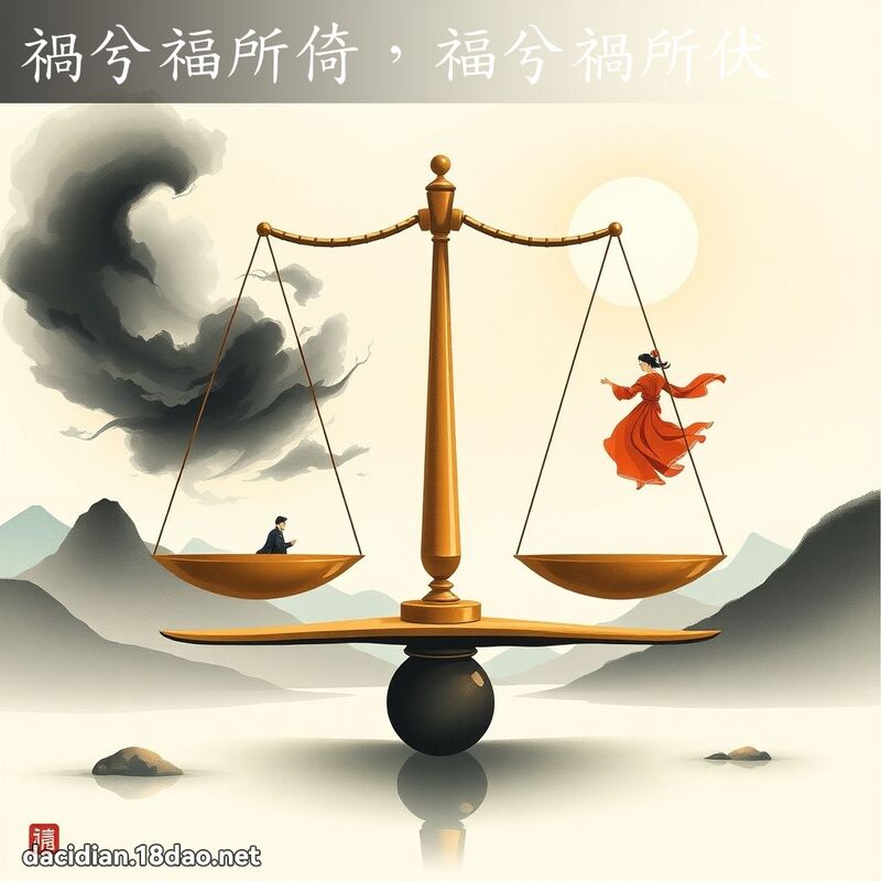 禍兮福所倚，福兮禍所伏 - 國語大辭典配圖