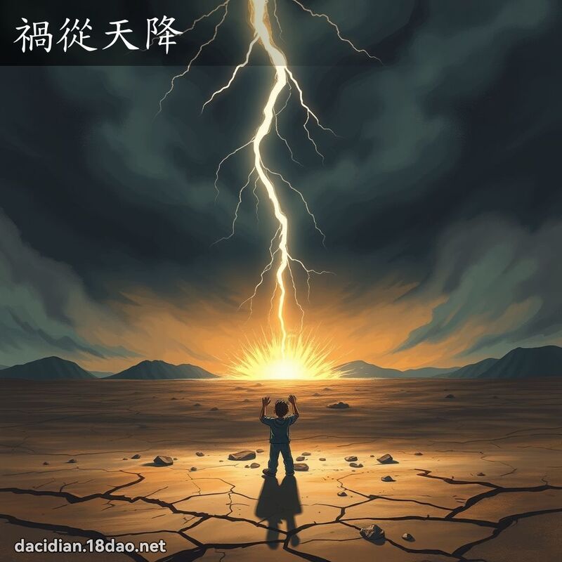 禍從天降 - 國語大辭典配圖