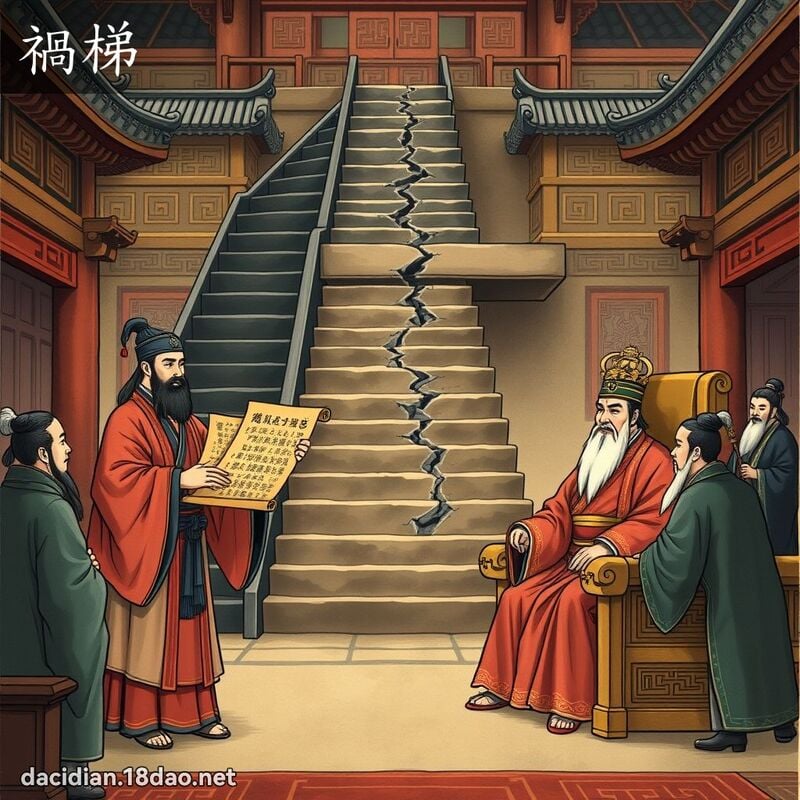 祸梯 - 国语大辞典配图