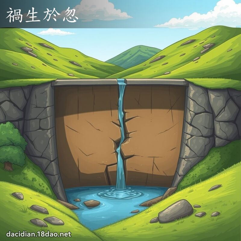 祸生於忽 - 国语大辞典配图