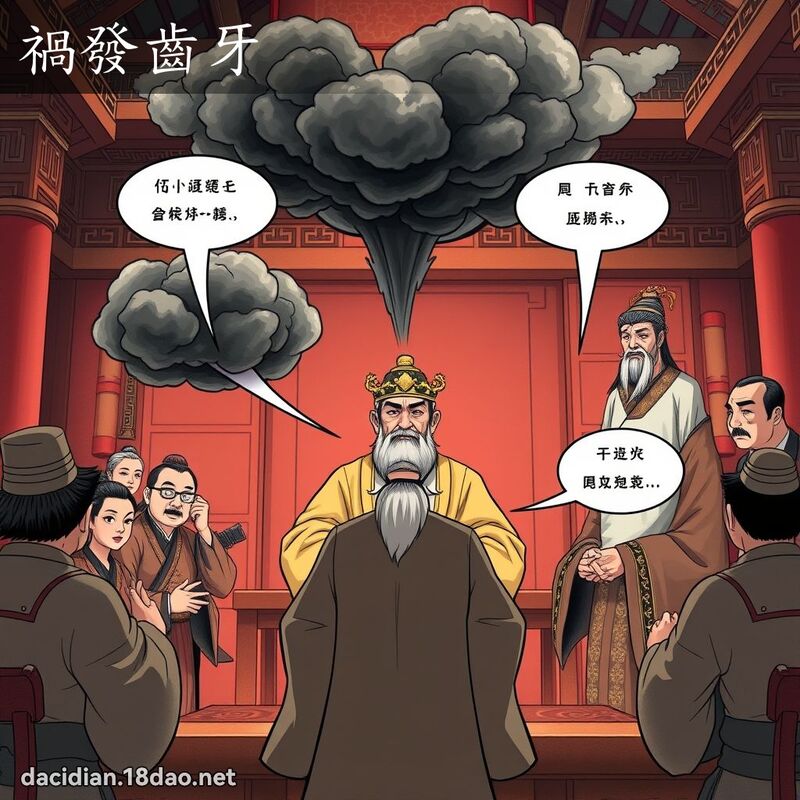 祸发齿牙 - 国语大辞典配图