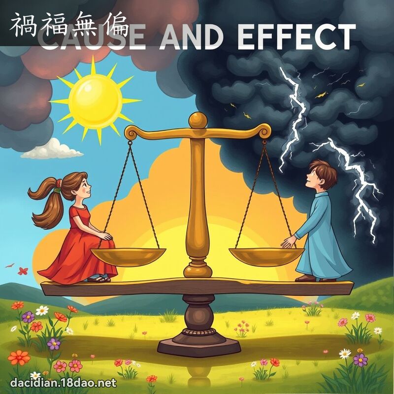 祸福无偏 - 国语大辞典配图