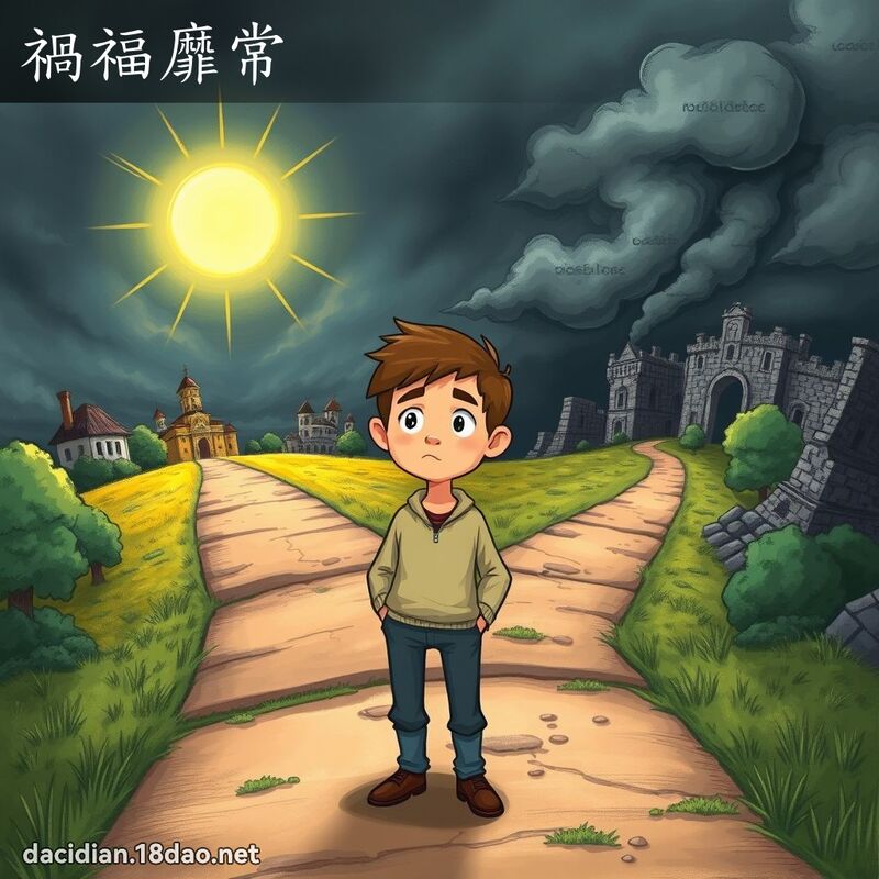 祸福靡常 - 国语大辞典配图