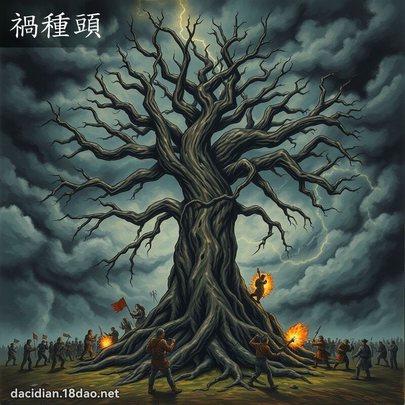 祸种头 - 国语大辞典配图