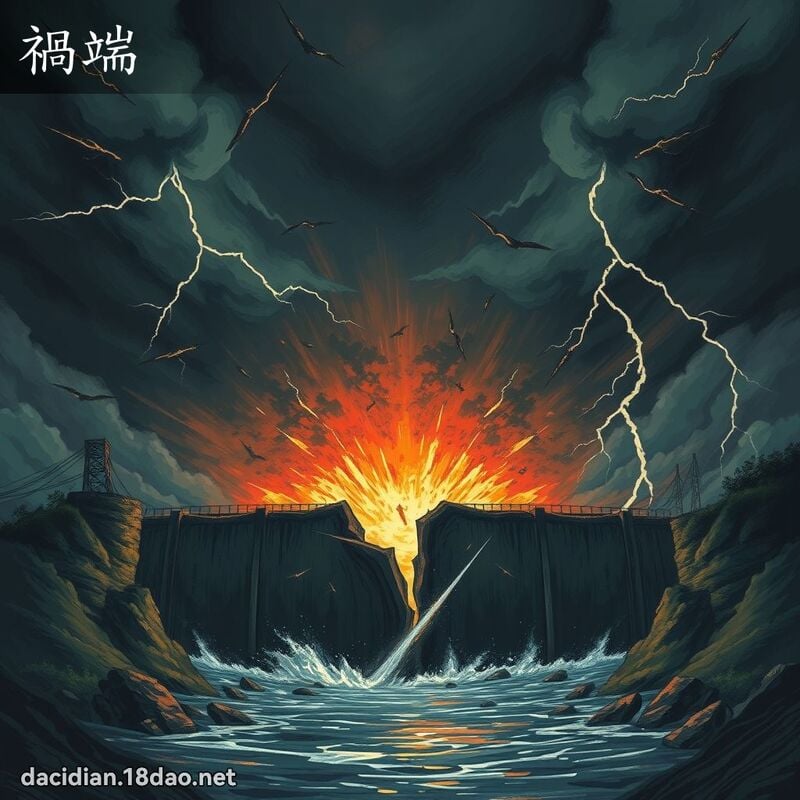 祸端 - 国语大辞典配图
