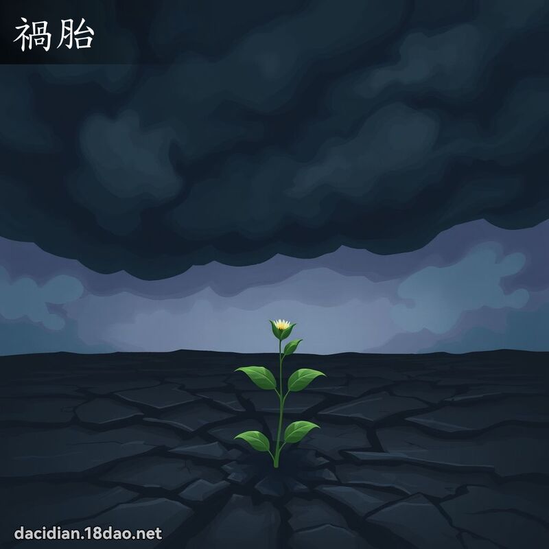 祸胎 - 国语大辞典配图