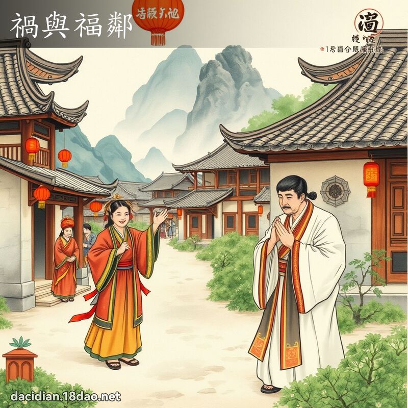 禍與福鄰 - 國語大辭典配圖